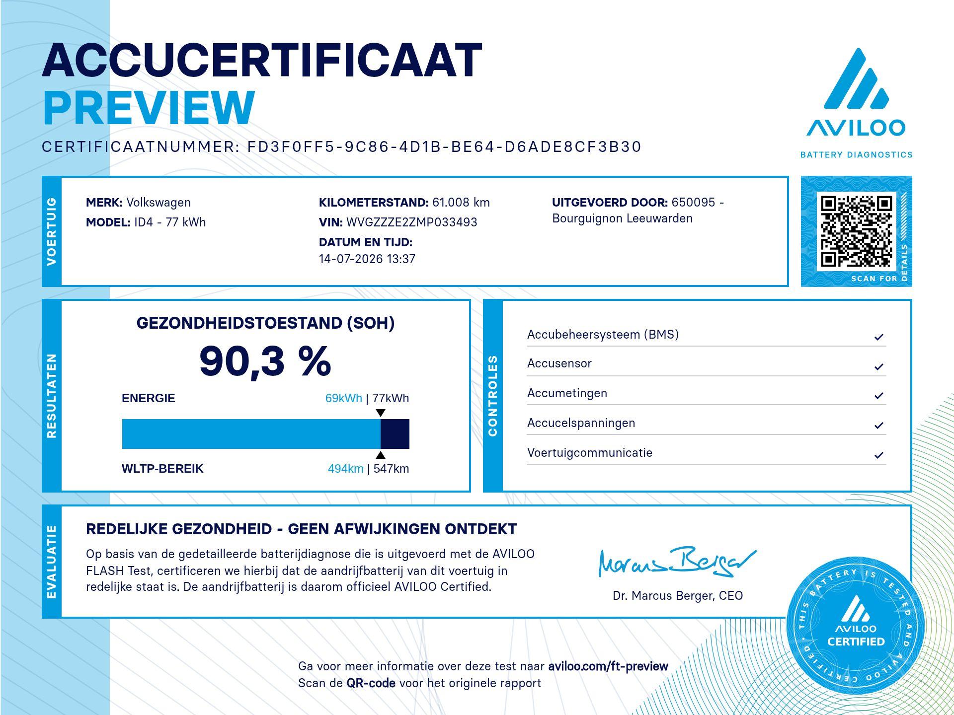 Accucertificaat